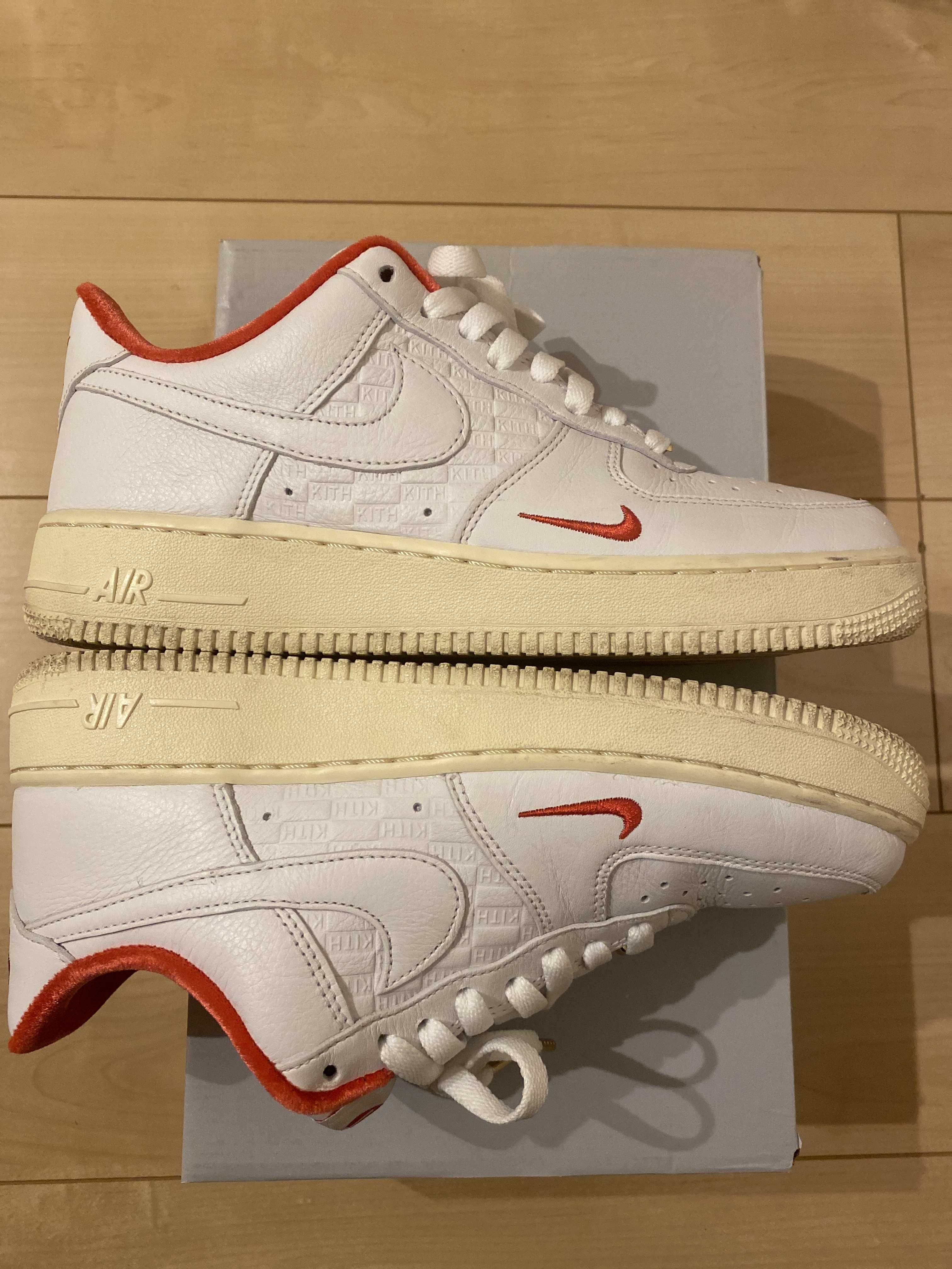 KITH × Nike Air Force 1 Low "White/Red"