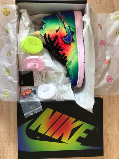J Balvin × Nike Air Jordan 1 High OG "Rainbow"