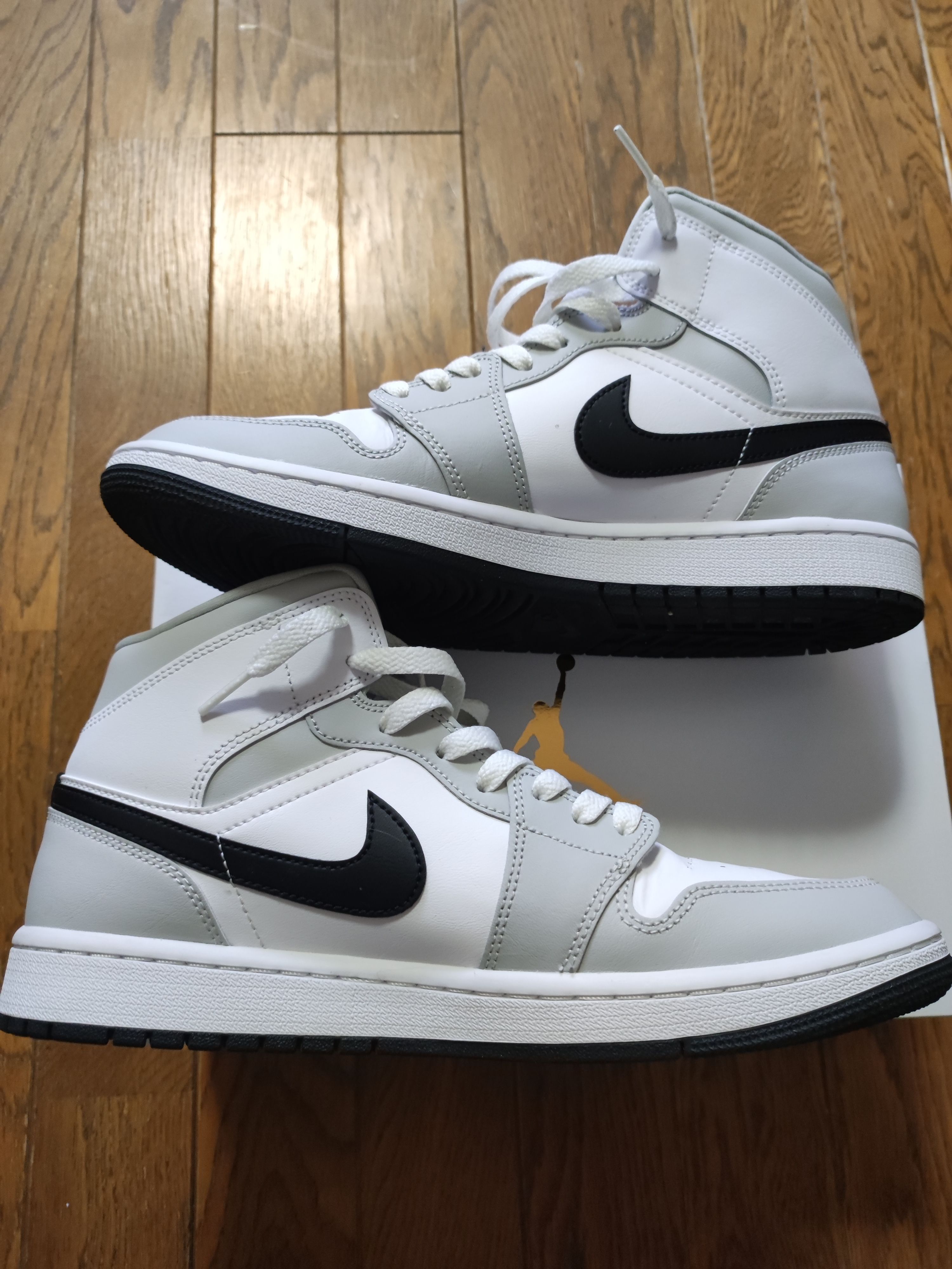 Nike Women's Air Jordan 1 Mid "Grey Fog/White/Black"