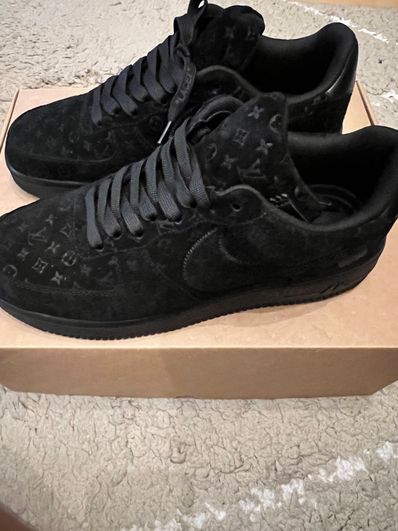 Louis Vuitton × Nike Air Force 1 Low by Virgil Abloh "Black"