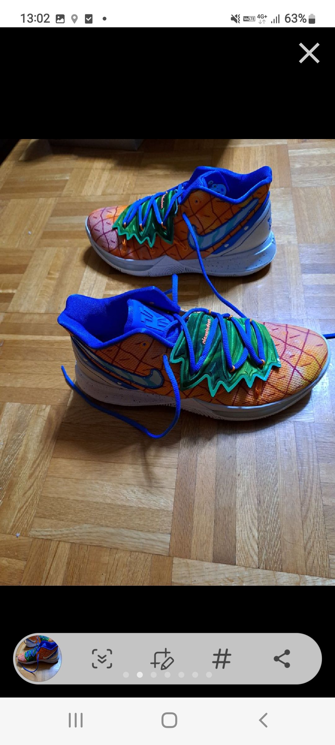 Spongebob × Nike Kyrie 5 "Pineapple House"