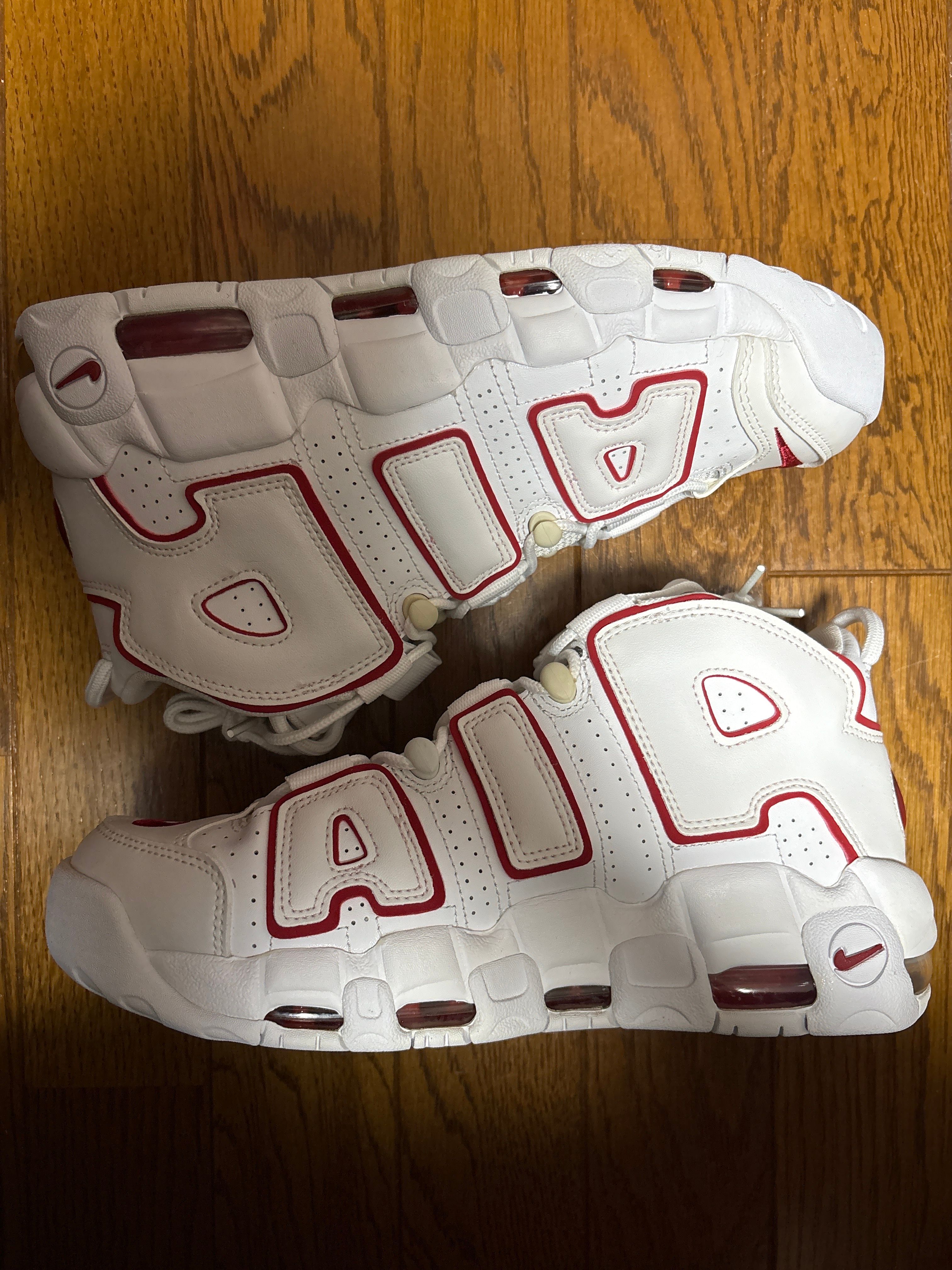 NIKE AIR MORE UPTEMPO "WHITE/VARSITY RED" (2021)