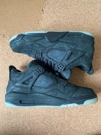 KAWS × Nike Air Jordan 4 Retro "Black"