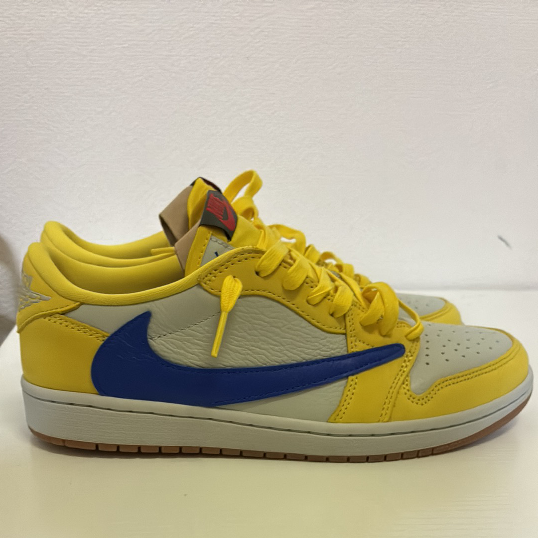 Travis Scott × Nike Women's Air Jordan 1 Retro Low OG "Canary"