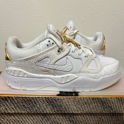 NIGO® × Nike Air Force 3 Low "White/Metallic Gold" (Heel Logo "NIGO")