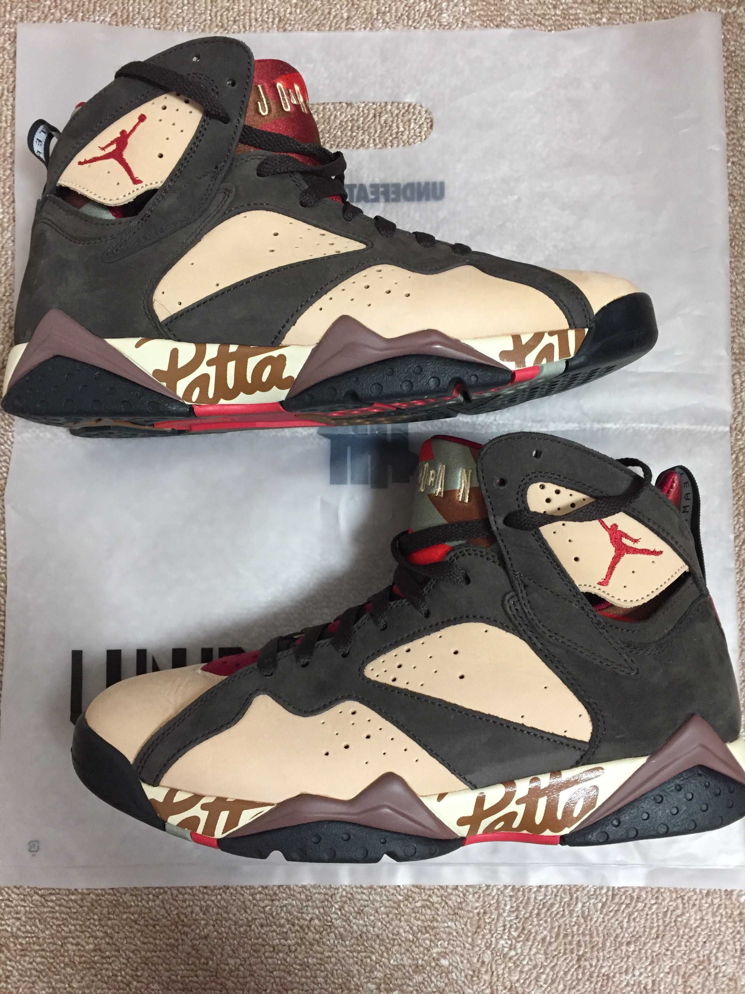 Patta × Nike Air Jordan 7 OG "Brown"