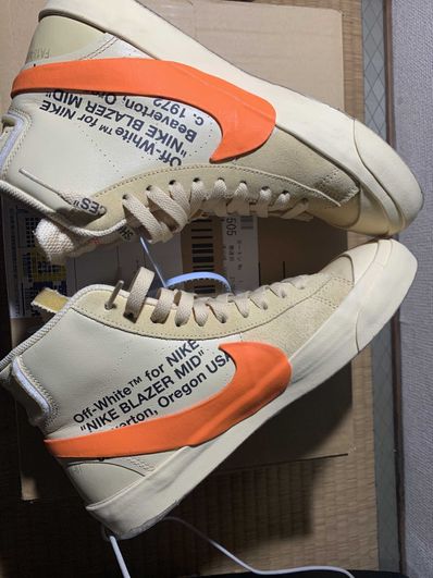 オフホワイト ブレーザー Off-White Nike Blazer 26.5 elc.or.jp