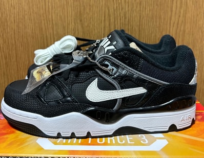 NIGO® × Nike Air Force 3 Low SP "Black/White" (NIGO Heel Logo)