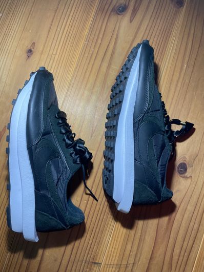sacai × Nike LDV Waffle "Triple Black"