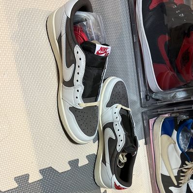 Travis Scott × Nike Air Jordan 1 Low OG SP "Reverse Mocha/Sail and Ridgerock"