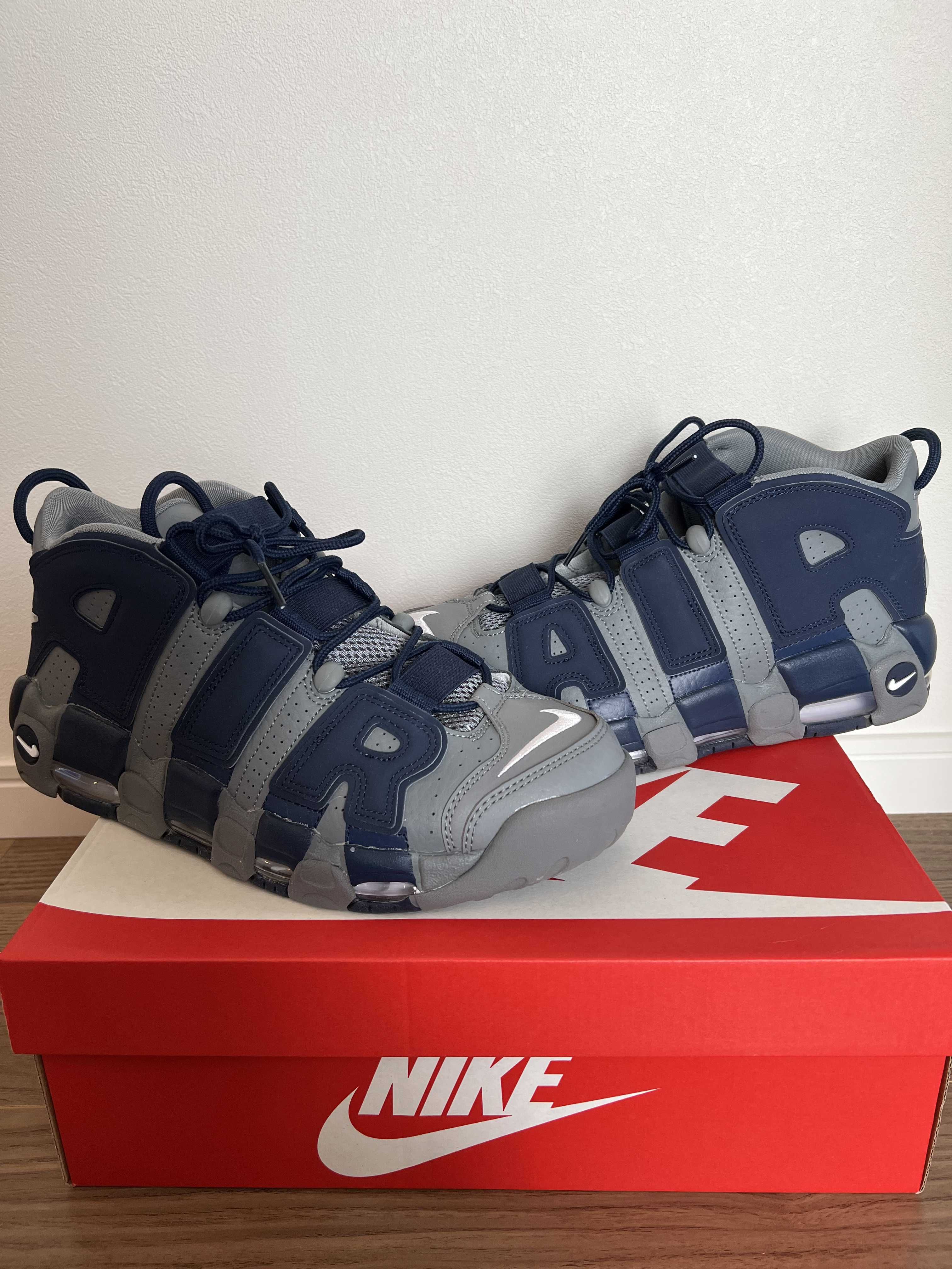 Nike Air More Uptempo '96 "Cool Grey/White/Midnight Navy"