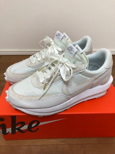 sacai × Nike LDV Waffle "Triple White"