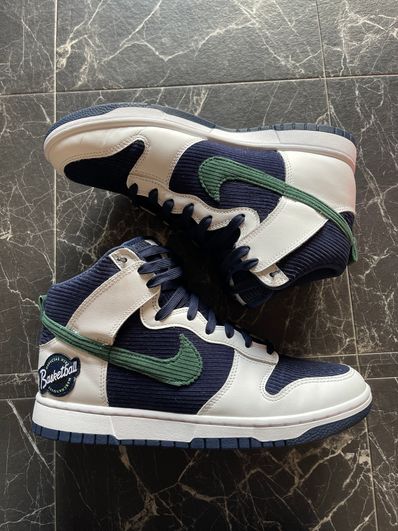 Nike Dunk High EMB "College Navy"