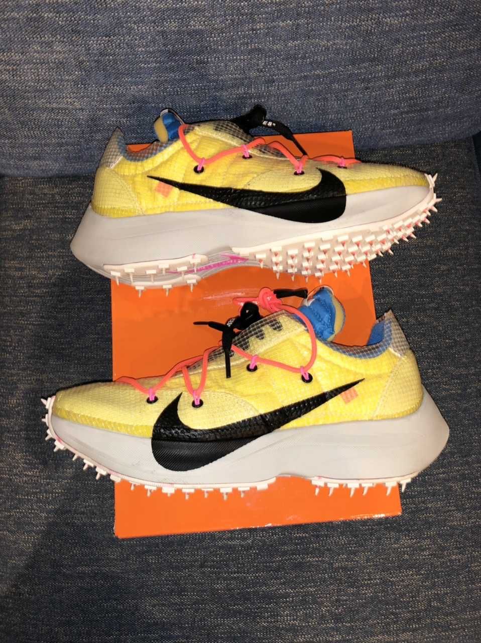Off-White × Nike Women's Vapor Street "Tour Yellow"