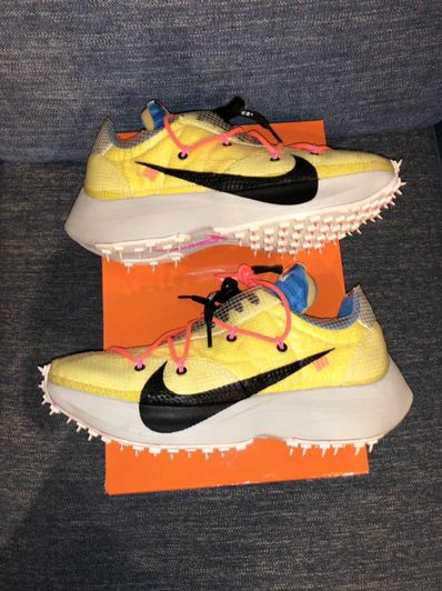 Off-White × Nike Women's Vapor Street "Tour Yellow"