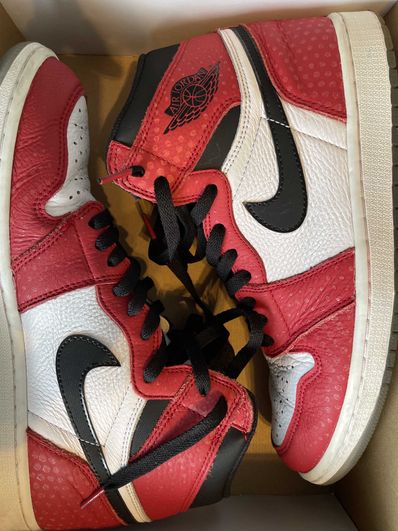 Spiderman × Nike Air Jordan 1 Origin Story "Gym Red/White/Photo Blue/Black"