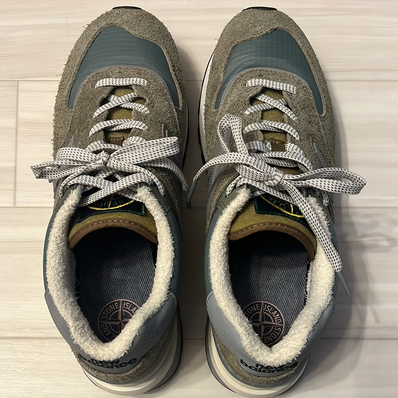 Stone Island × New Balance 574 Legacy "Green"