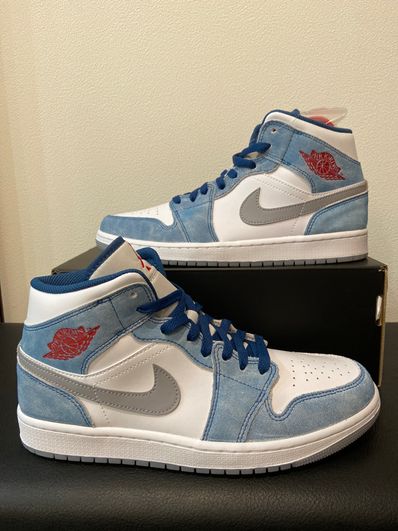 Nike Air Jordan 1 Mid SE "White/Hyper Royal/Red"