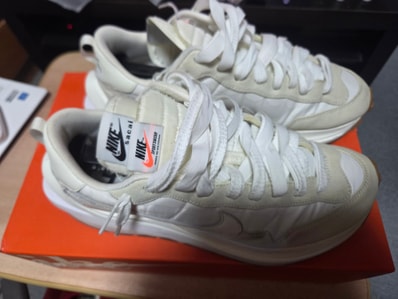 sacai × Nike Vapor Waffle "White Gum"