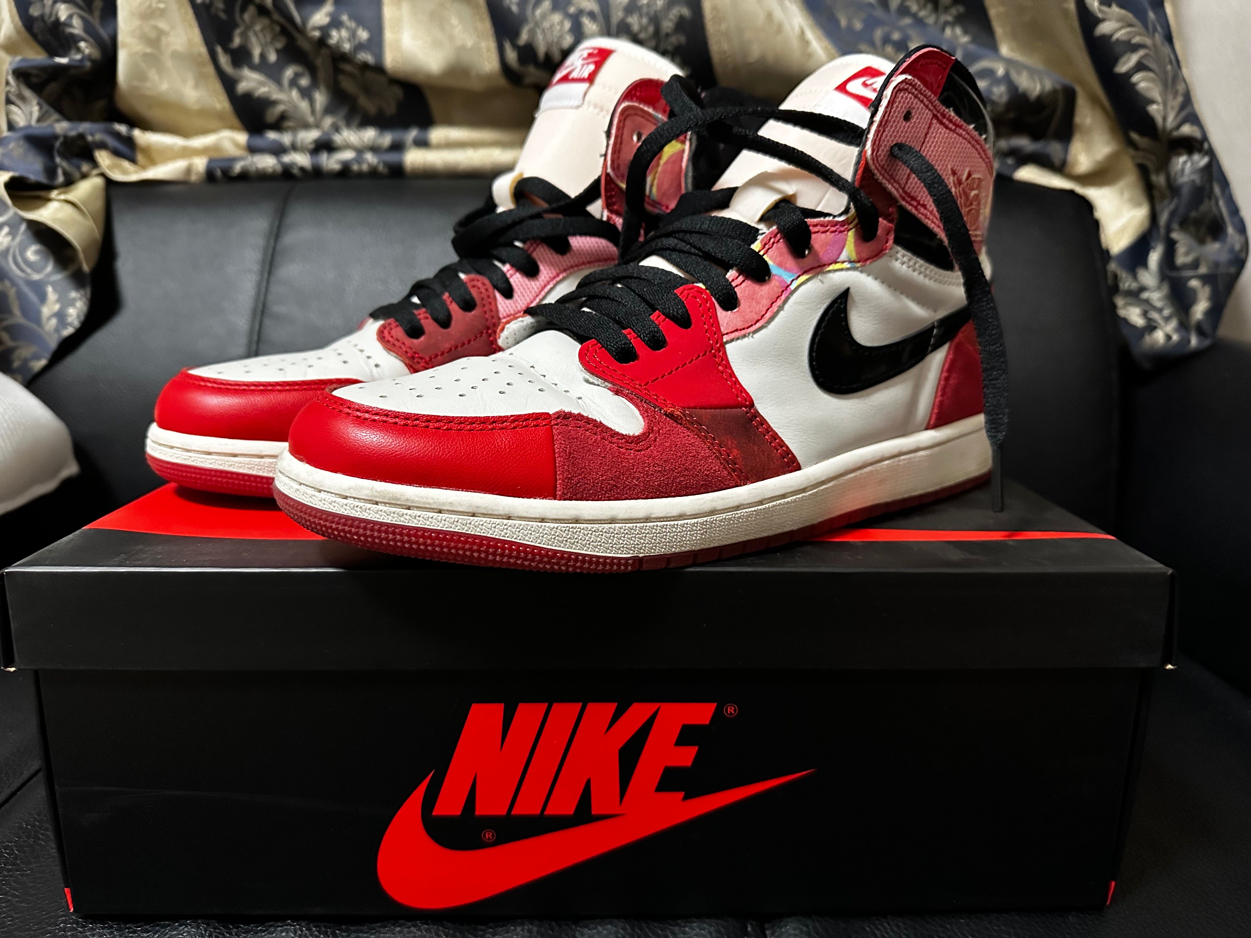 Spider-Man × Nike Air Jordan 1 Retro High OG SP "Spider-Man: Across the Spider-Verse/University Red"