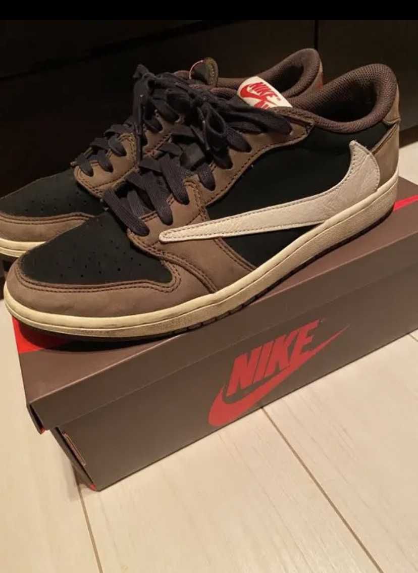 Travis Scott × Nike Air Jordan 1 Low OG SP-T  "Black/Dark Mocha"