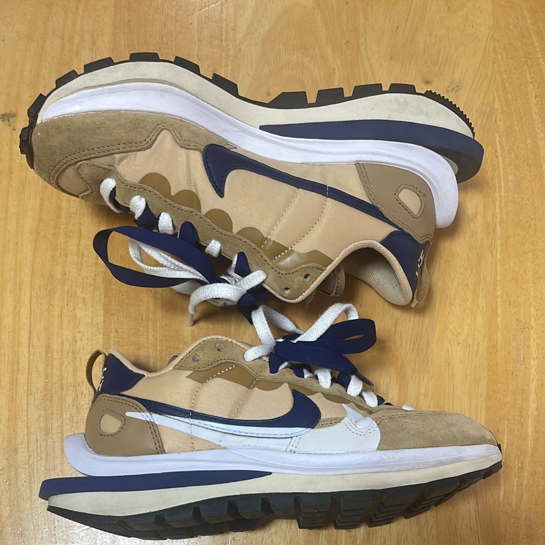 Sacai × Nike Vapor Waffle "Sesame And Blue Void"