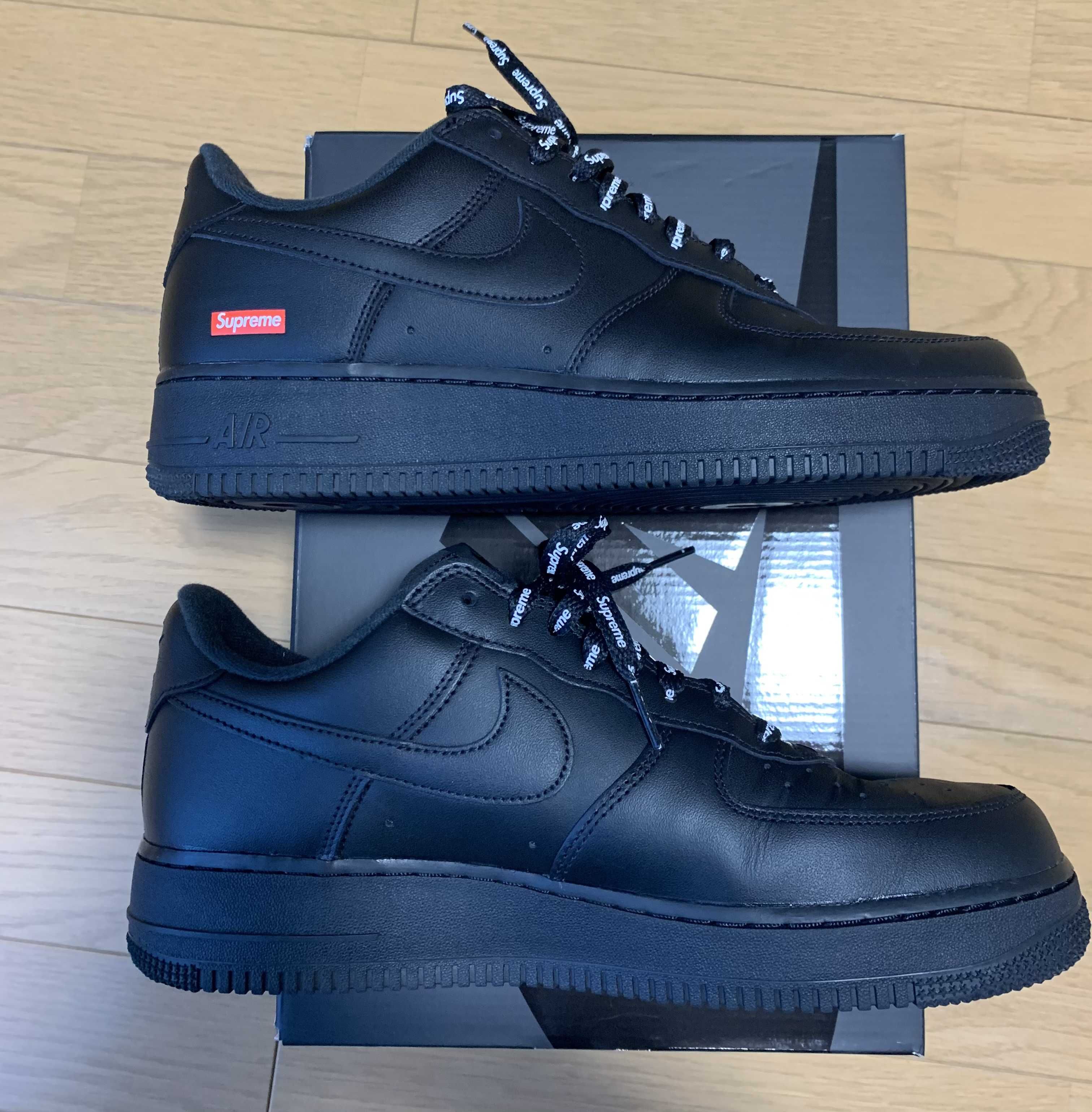 Supreme × Nike Air Force 1 Low "Black"