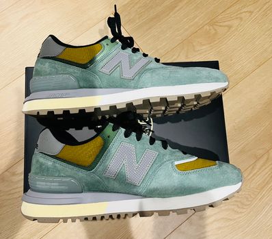 Stone Island × New Balance 574 Legacy "Green Clay"