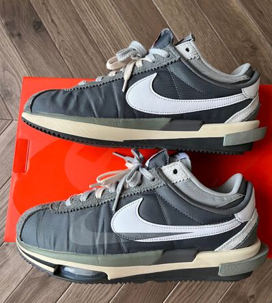 sacai × Nike Zoom Cortez "Iron Grey"