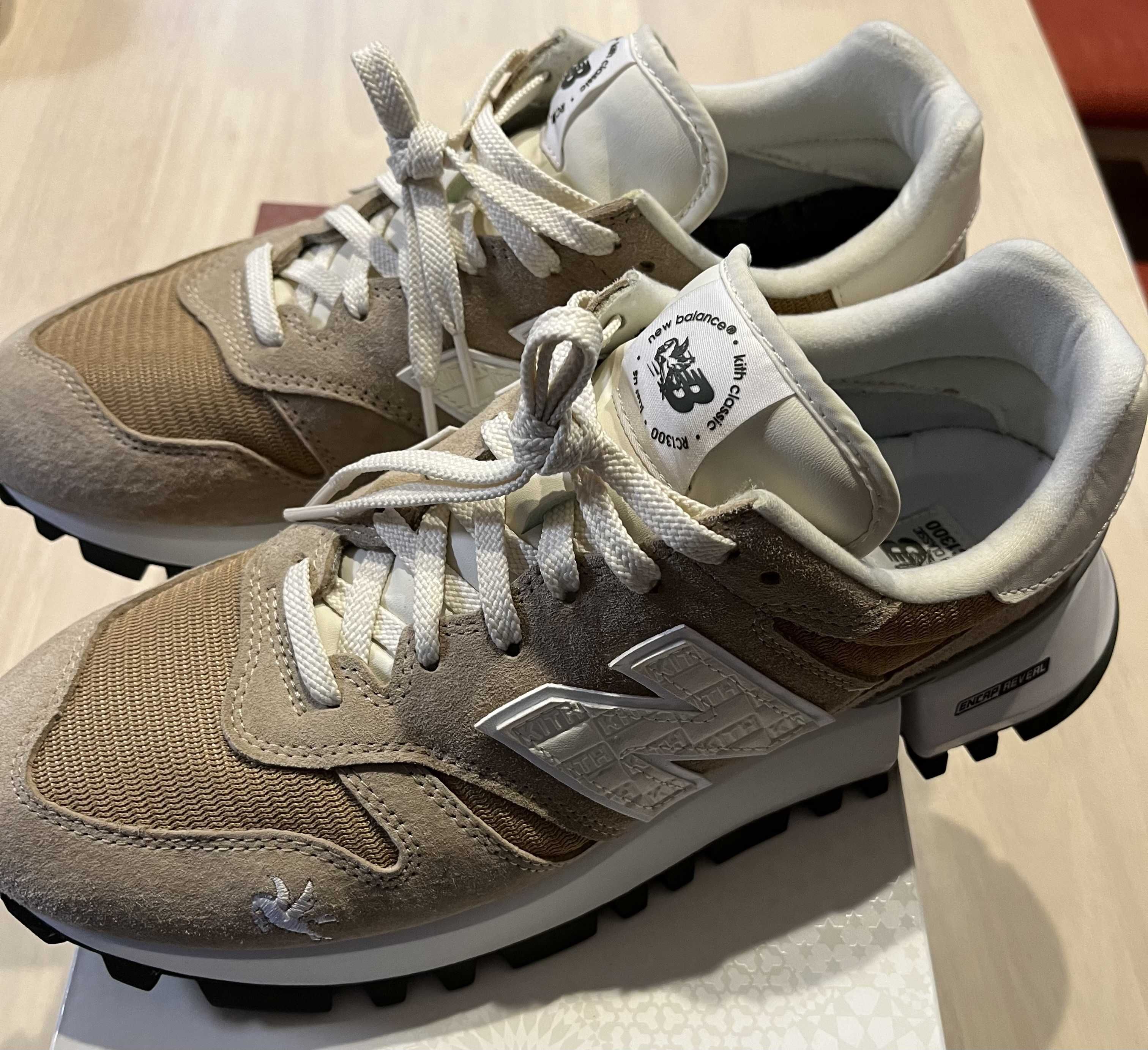 KITH × New Balance RC1300 10th Anniversary "White Pepper"
