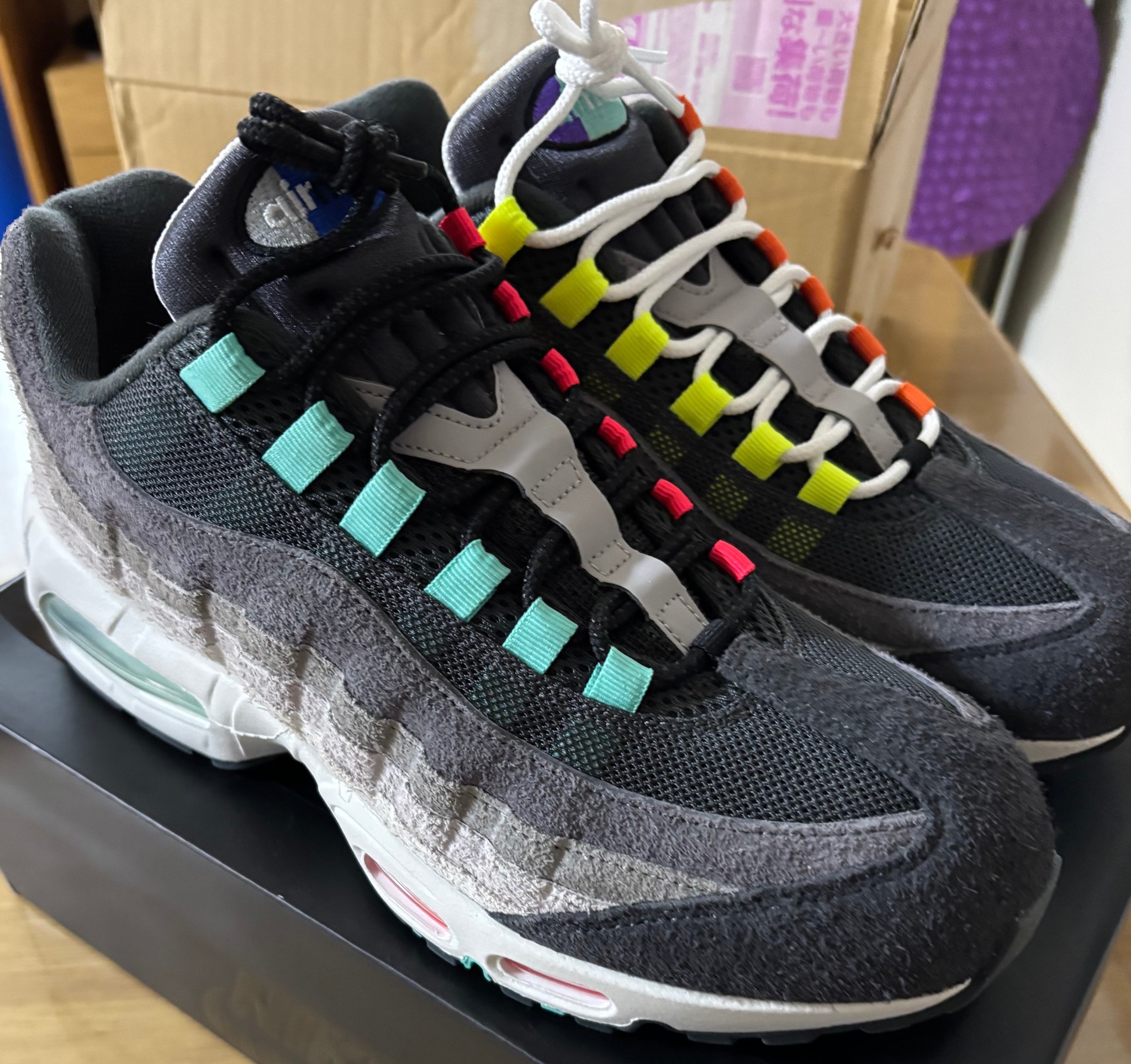 Nike Air Max 95 Big Bubble PRM "Greedy/Hyper Turquoise/Volt" (2026)