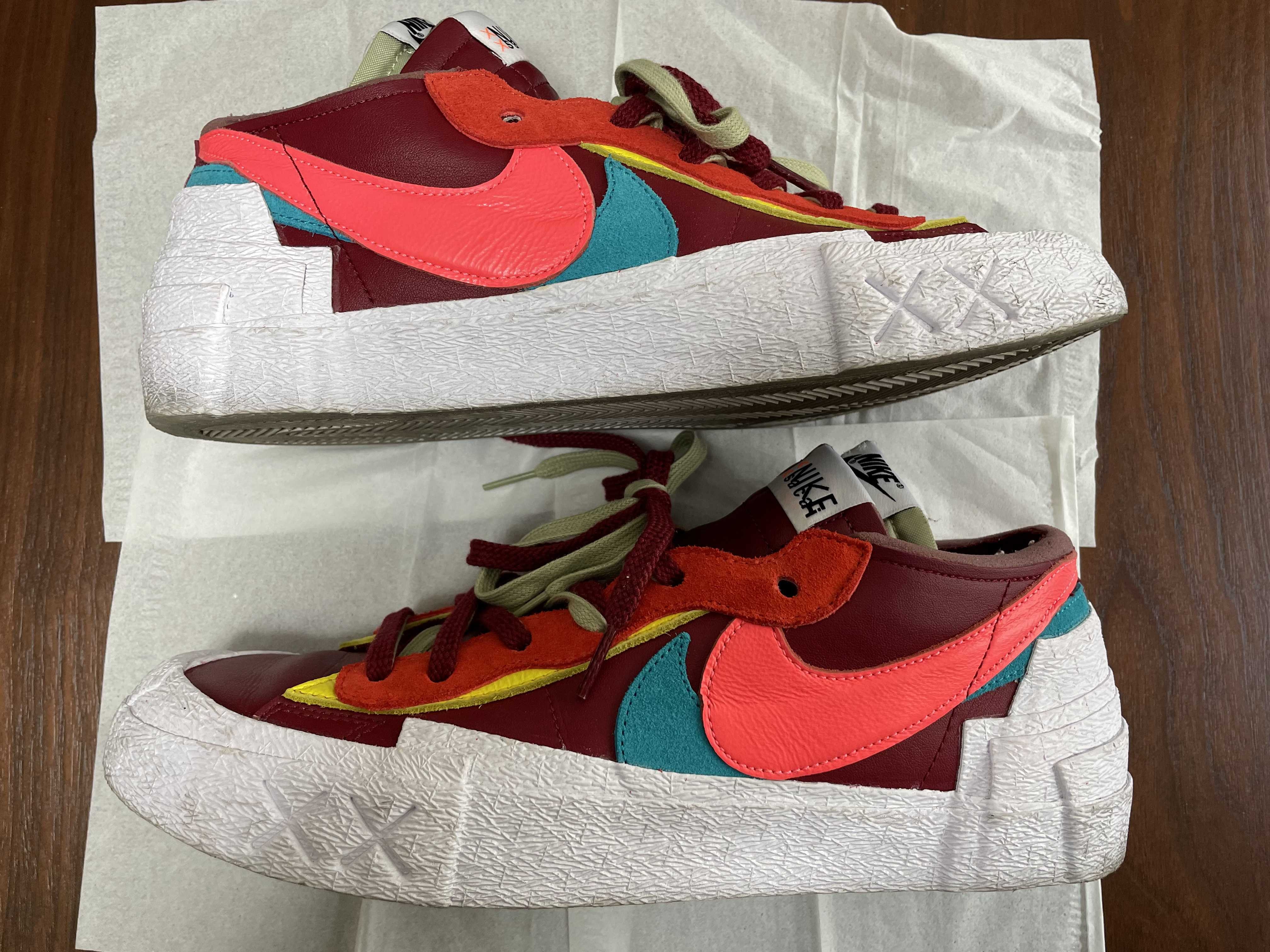 KAWS × sacai × Nike Blazer Low "Team Red"