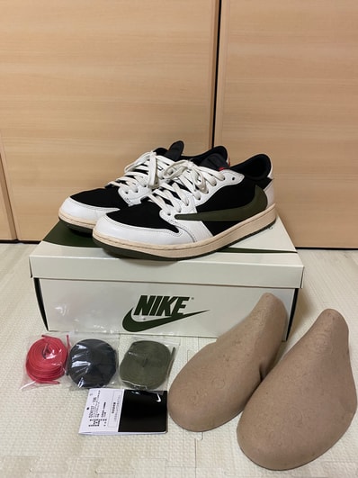 Travis Scott × Nike Women's Air Jordan 1 Low OG "Medium Olive"