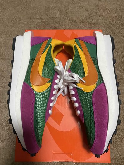 sacai × NIKE LDV WAFFLE "PINE GREEN"