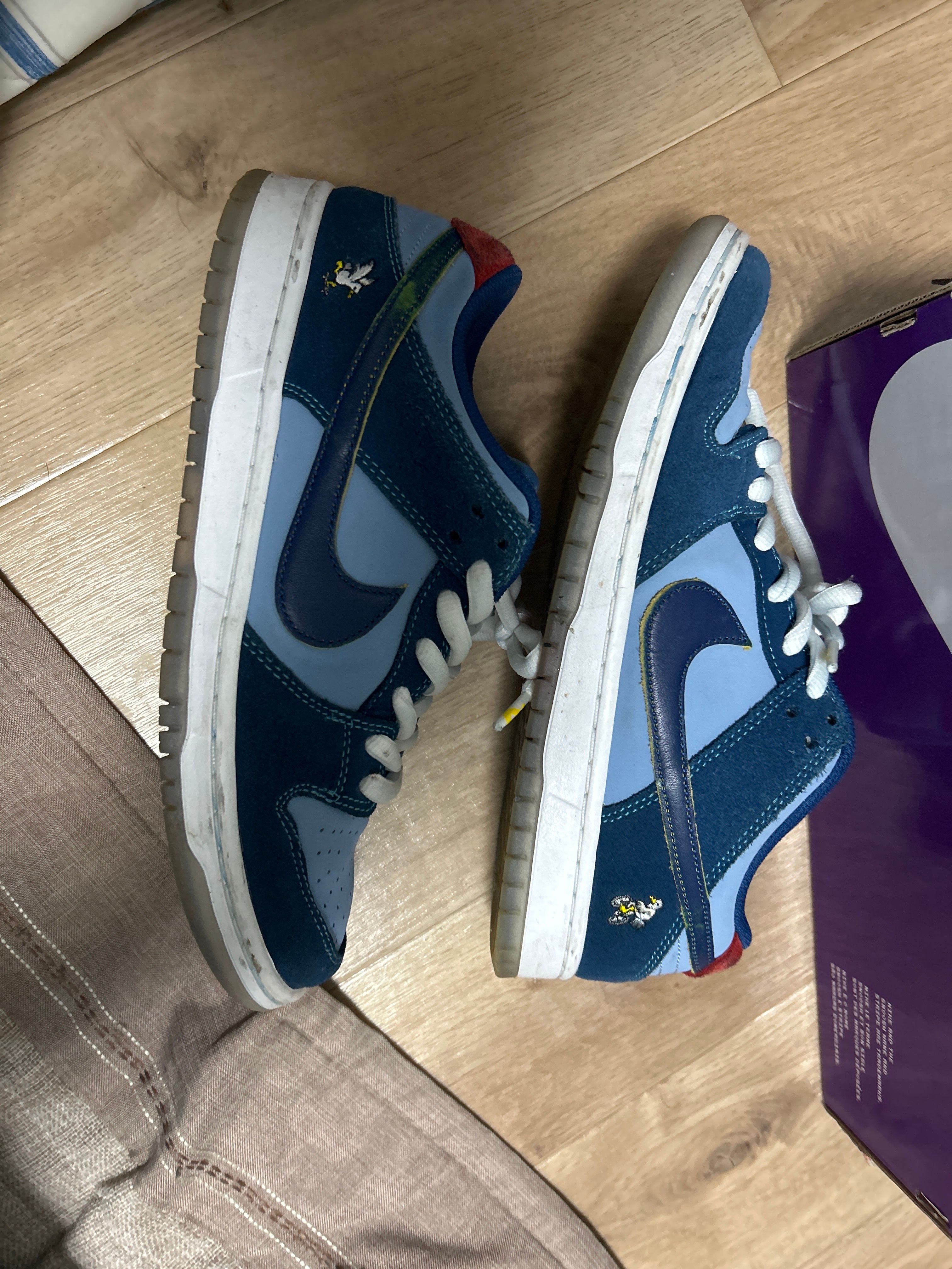 Why So Sad? × Nike SB Dunk Low "Coastal Blue/Speed Yellow-University Red"