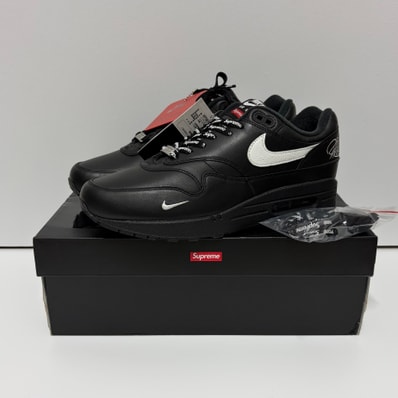Supreme × Nike Air Max 1 '87 SP "Black" (25SS Week4)