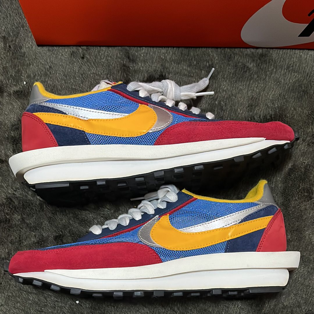 sacai × Nike LDV Waffle "Red/Blue"