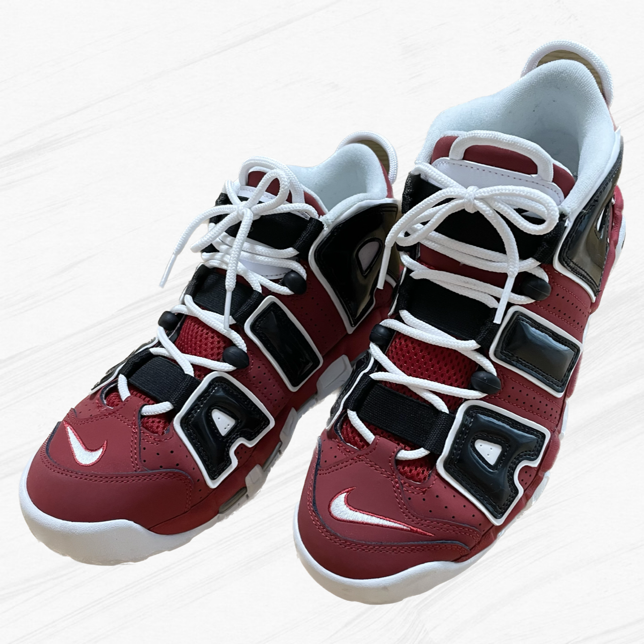 Nike Air More Uptempo ’96 "Black and Varsity Red" (2021)