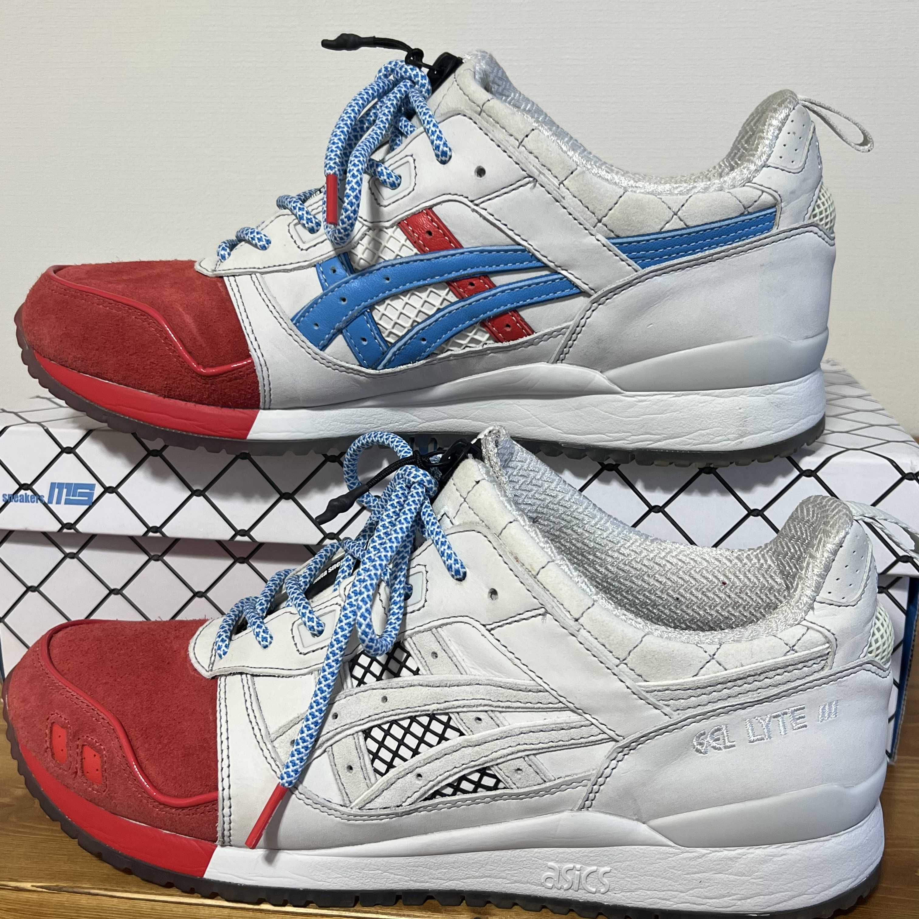 mita sneakers × Asics Gel-Lyte III 30th Anniversary "White/Red-Blue"