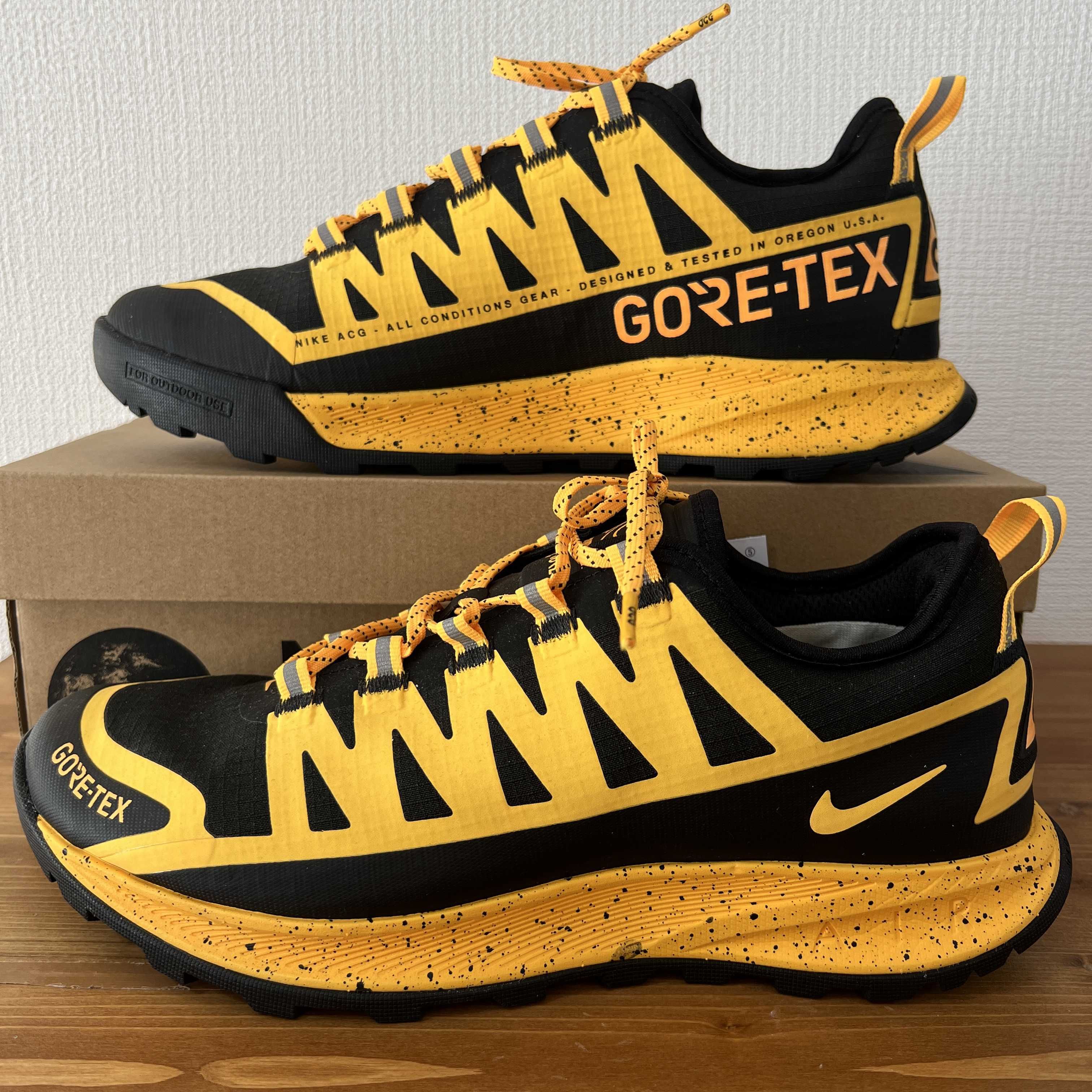 NIKE ACG AIR NASU GORE-TEX "BLACK/LASER ORANGE"