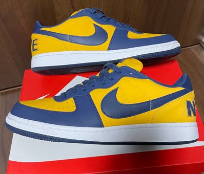 Nike Terminator Low "University Gold and Navy/Michigan"