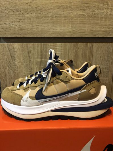 Sacai × Nike Vapor Waffle "Sesame And Blue Void"