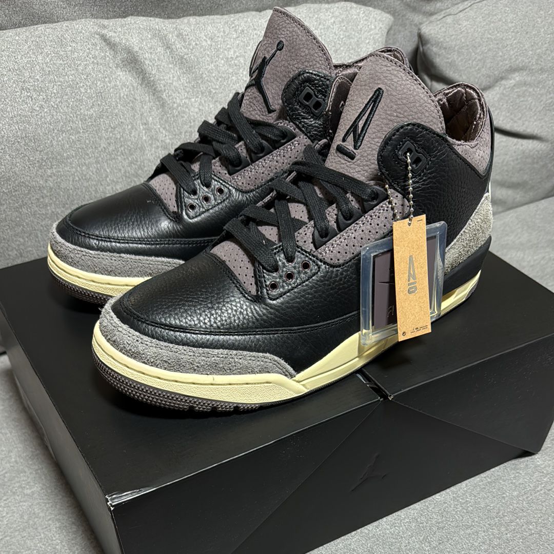A Ma Maniere × Nike Women's Air Jordan 3 Retro OG SP "Black and Flat Pewter/WYWS"