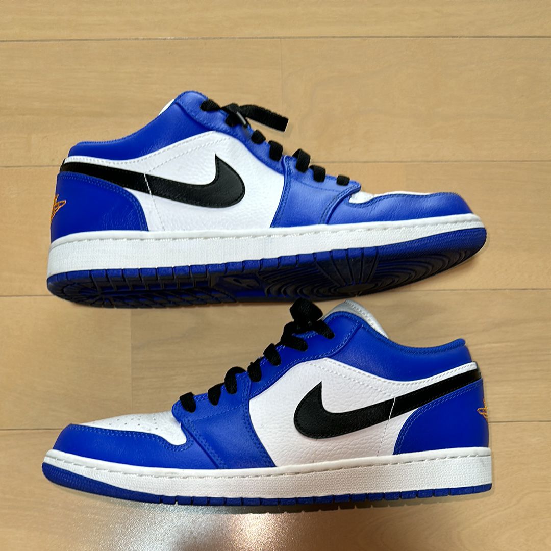 NIKE AIR JORDAN 1 LOW "WHITE/BLUE/ORANGE"