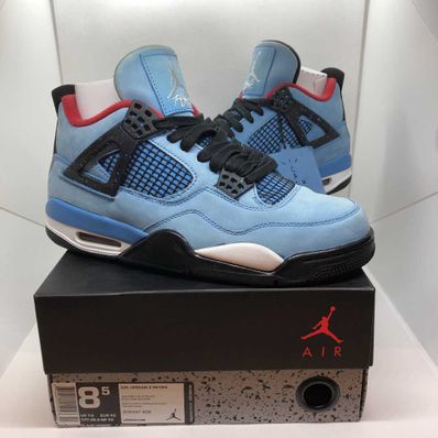Travis Scott × Nike Air Jordan 4 Retro Cactus Jack "University Blue"