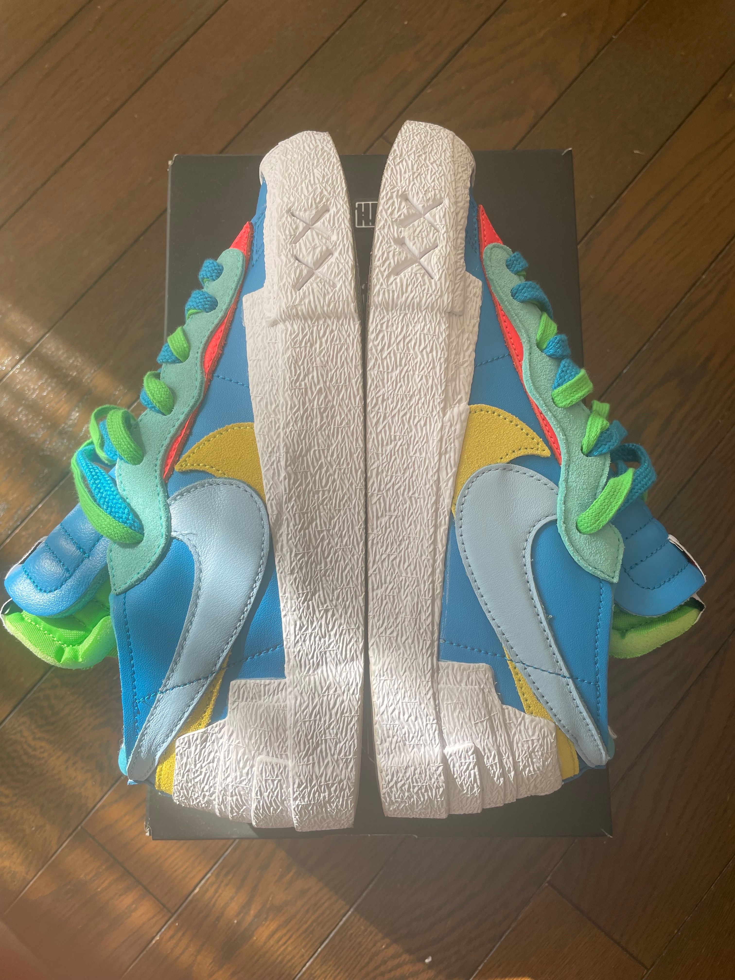 KAWS × sacai × Nike Blazer Low "Neptune Blue"