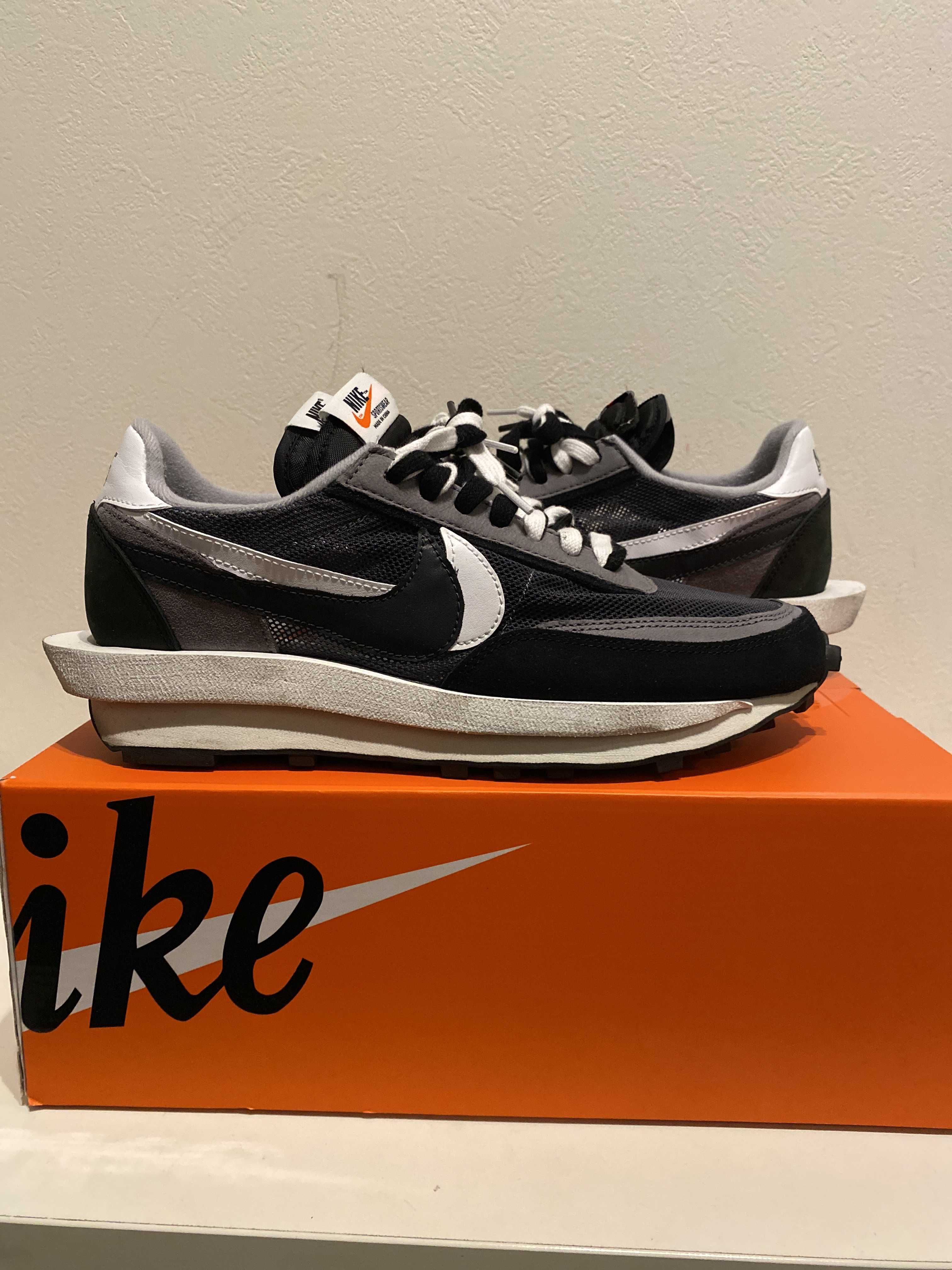 sacai × Nike LD Waffle "Black"