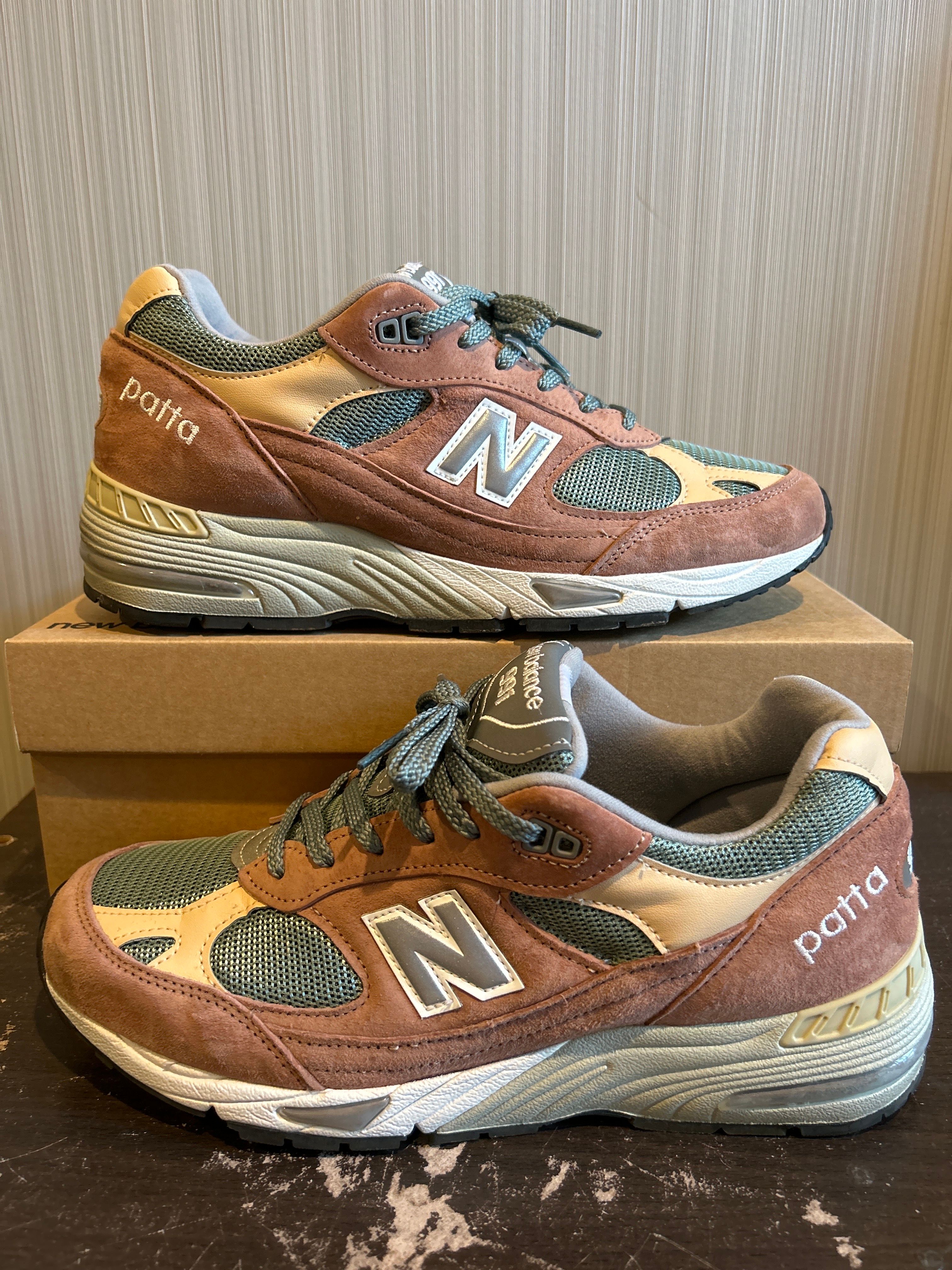 Patta × New Balance 991 "Cork/Light Petrol"