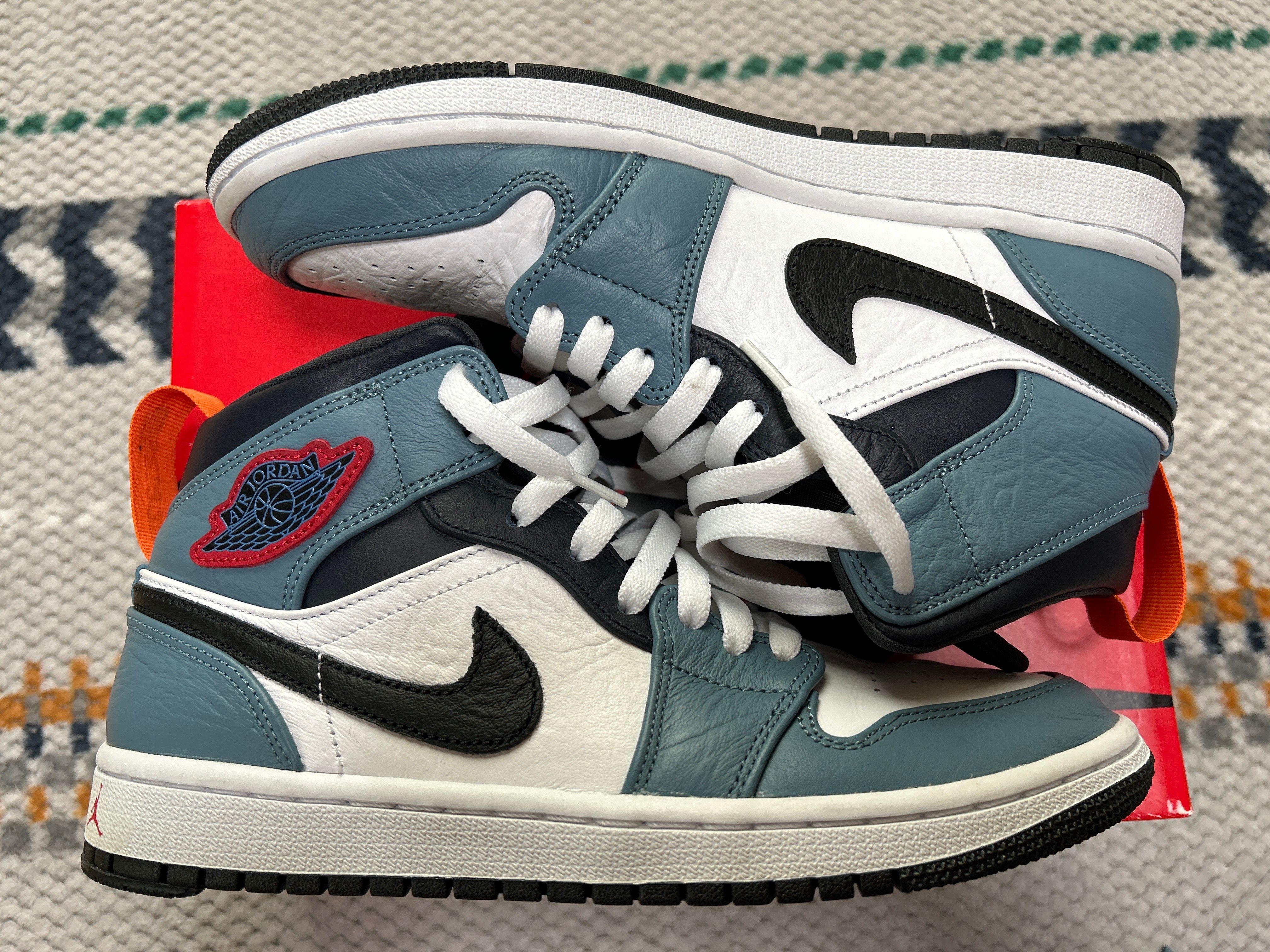 FACETASM × Nike Air Jordan 1 Mid "White/Navy"