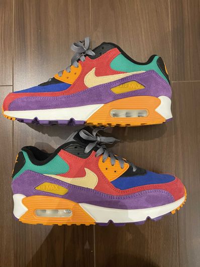 NIKE AIR MAX 90 "VIOTECH UNIVERSITYRED/PALE VANILLA/HYPER GRAPE"